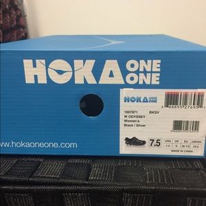 Hoka one one running shoes 7.5 black